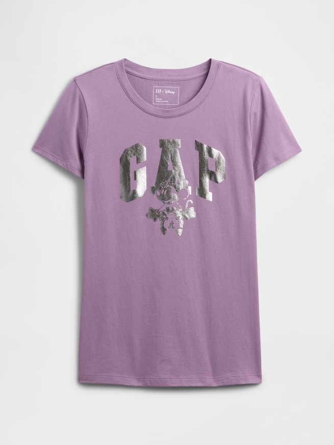 Gap × ディズニー ミニーマウス GAPロゴTシャツ-3