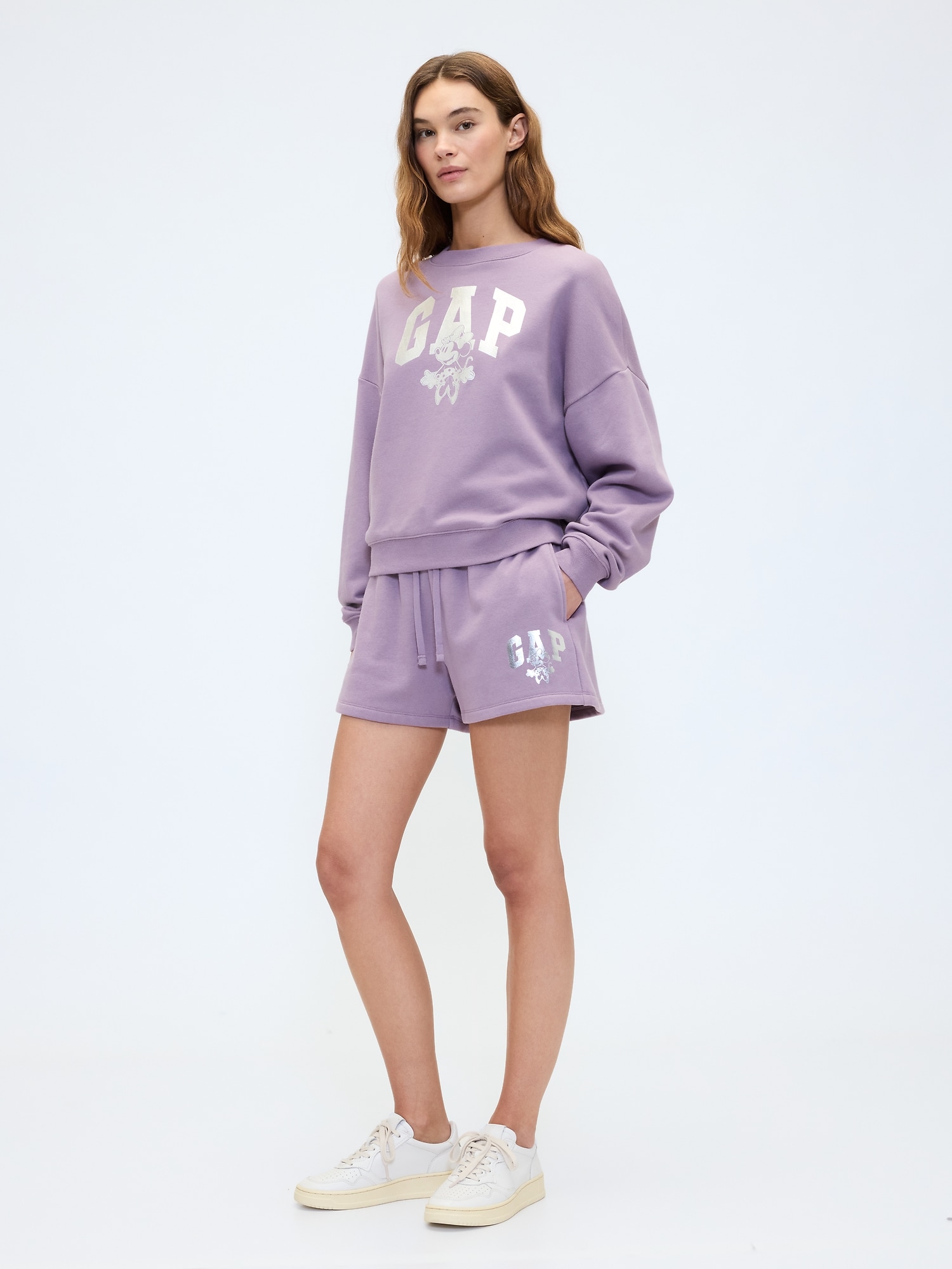 Gap × ディズニー オーバーサイズ GAPロゴ スウェットシャツ-2