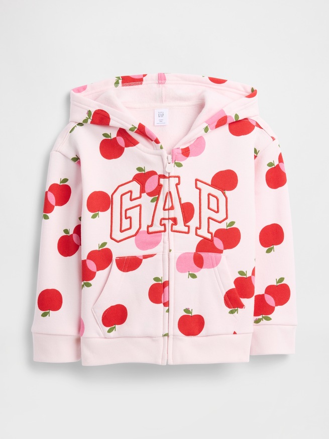 babyGap GAPロゴ ジップアップパーカー-0