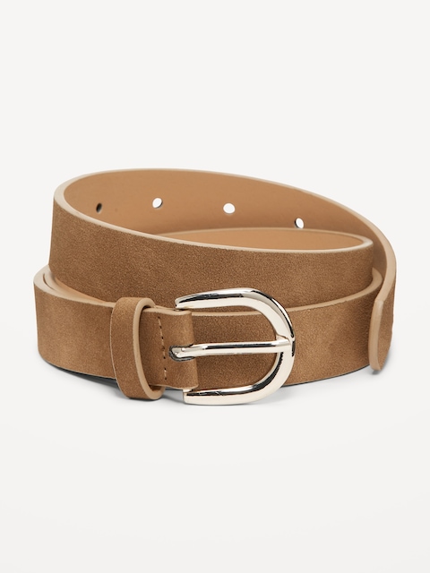 Faux-Suede Belt for Women