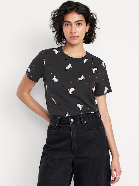 EveryWear Crew-Neck Printed T-Shirt
