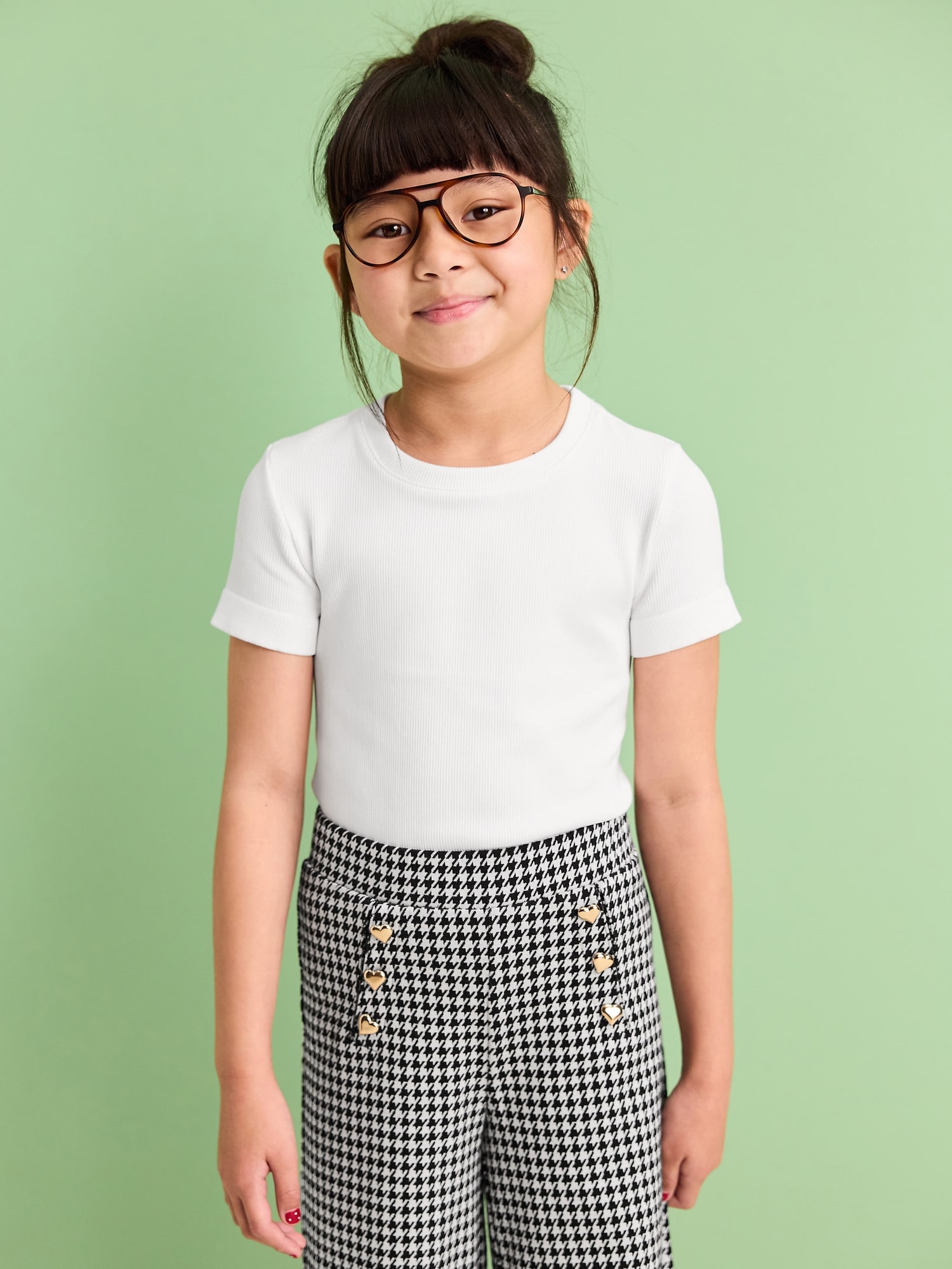 T-SHIRT ULTRA-DOUX À ENCOLURE DÉGAGÉE POUR FILLE