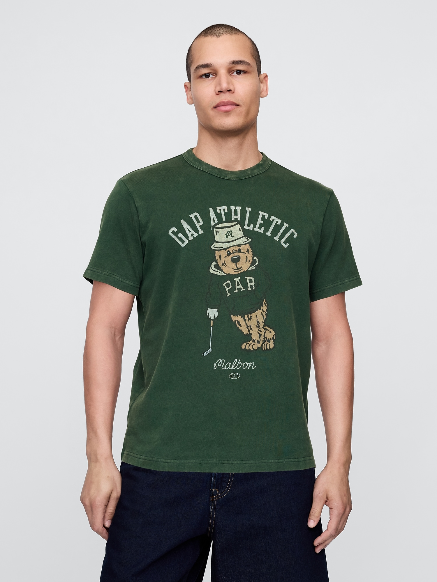 Gap × Malbon ロゴ グラフィックTシャツ-0
