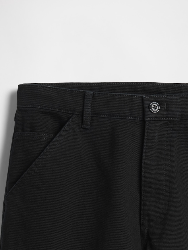 リラックスフィット ストレート ユーティリティカーキパンツ-4