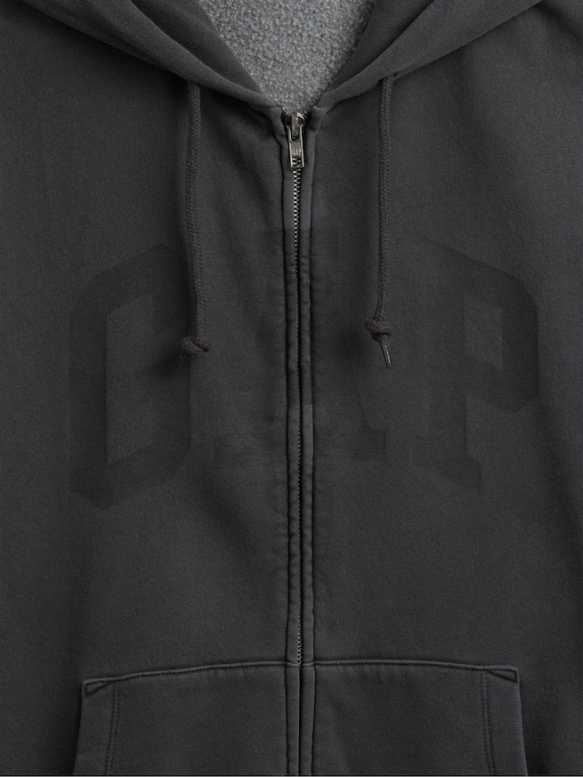 GAPアーチロゴ フルジップ パーカー(ユニセックス)-3