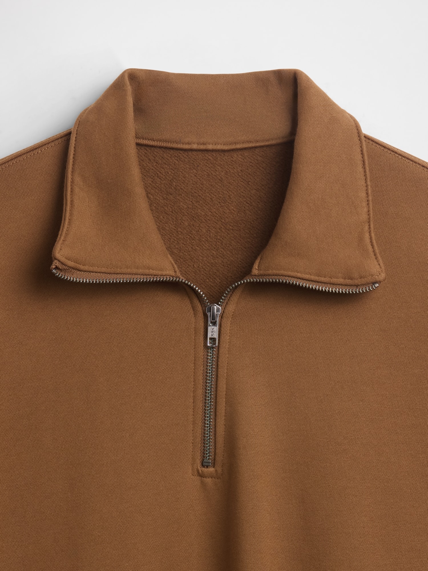 ヘビーウェイト オーバーサイズ 1/4ジップアップ プルオーバー-3