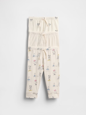 Gap × ディズニー オーガニックコットン プルオンパンツ 3枚セット (ベビー)