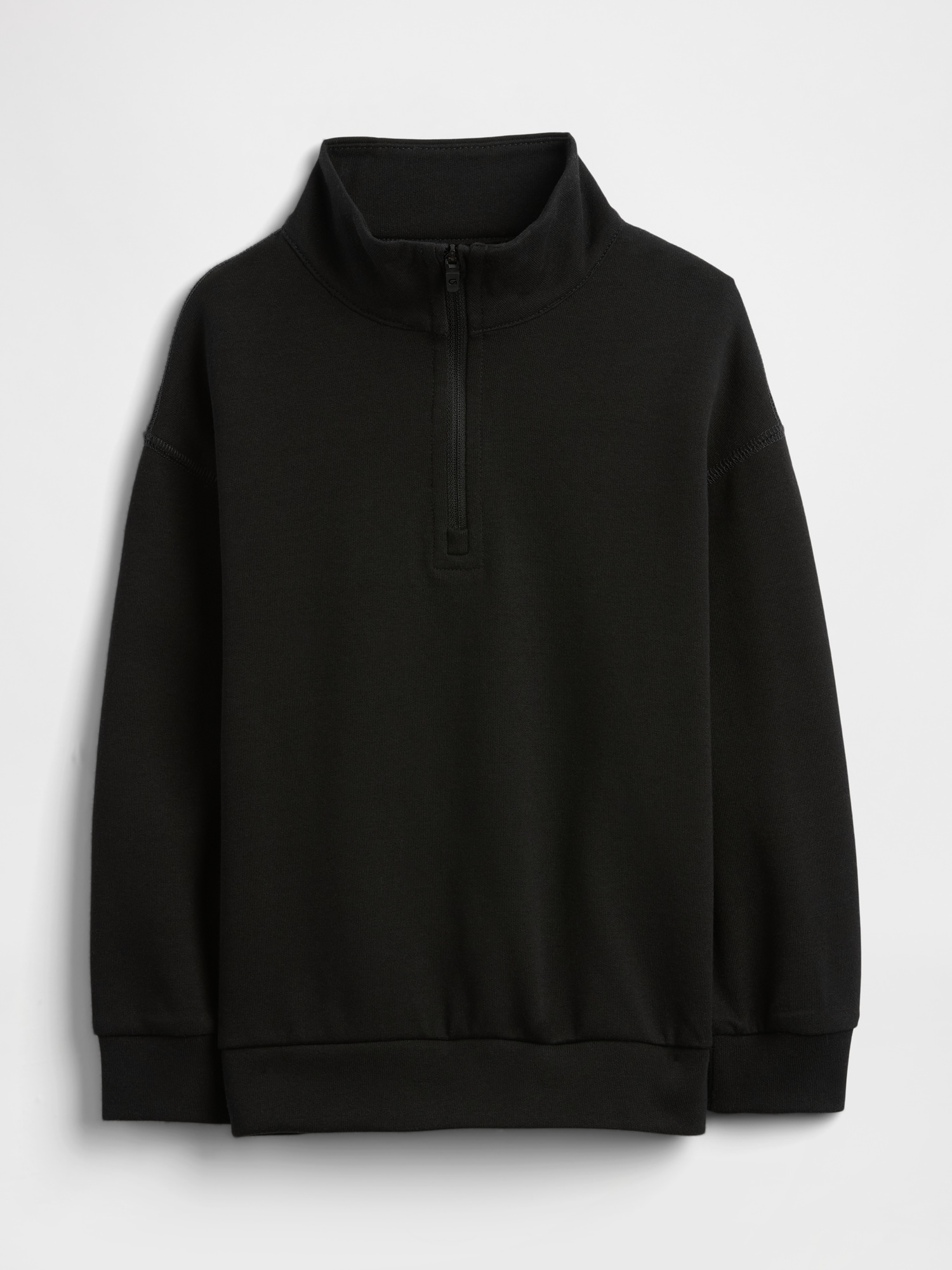 babyGap Relaxed Mockneck Quarter-Zip Sweatshirt