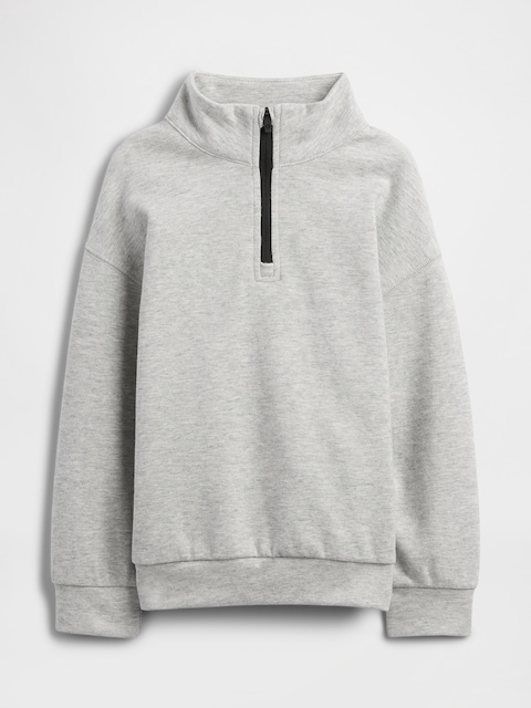 babyGap Relaxed Mockneck Quarter-Zip Sweatshirt