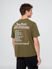 トム・ペティ＆ザ・ハートブレイカーズ クロップド グラフィックTシャツ-2