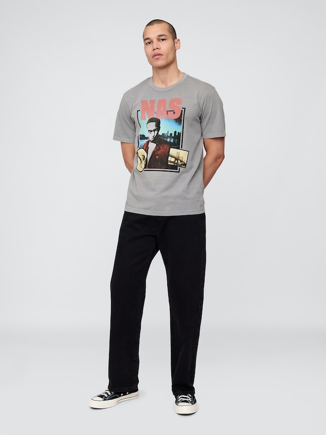 ナズ グラフィックTシャツ-1