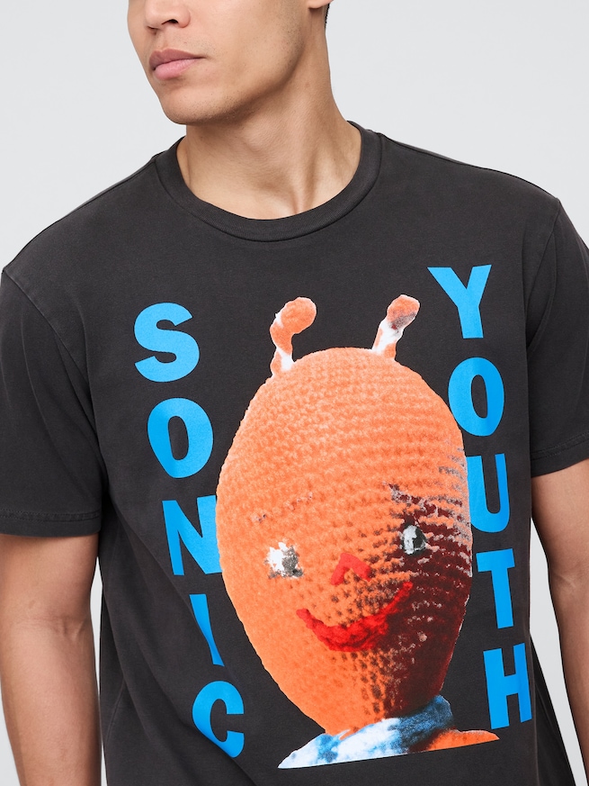 ソニック・ユース グラフィックTシャツ-3