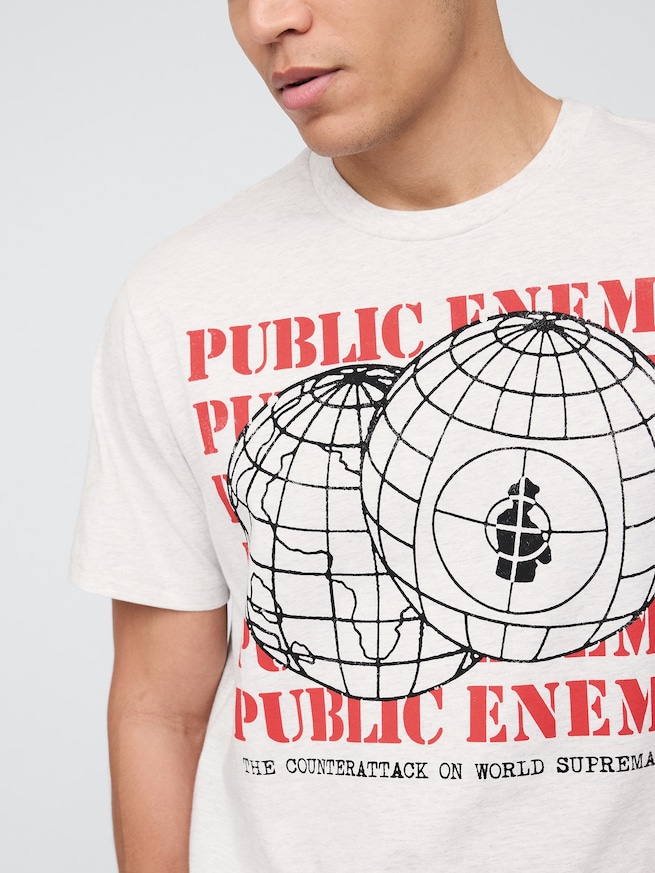 パブリック・エネミー グラフィックTシャツ-3