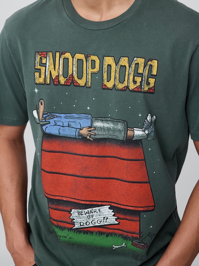 スヌープ・ドッグ グラフィックTシャツ-3