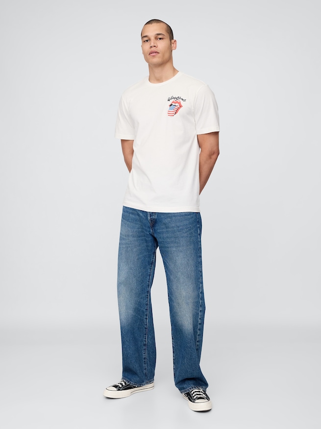 ザ・ローリング・ストーンズ グラフィックTシャツ-1