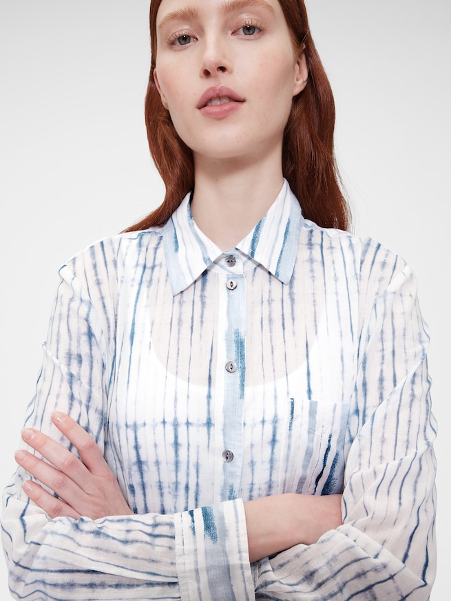 GapStudio ボイルシャツドレス-3