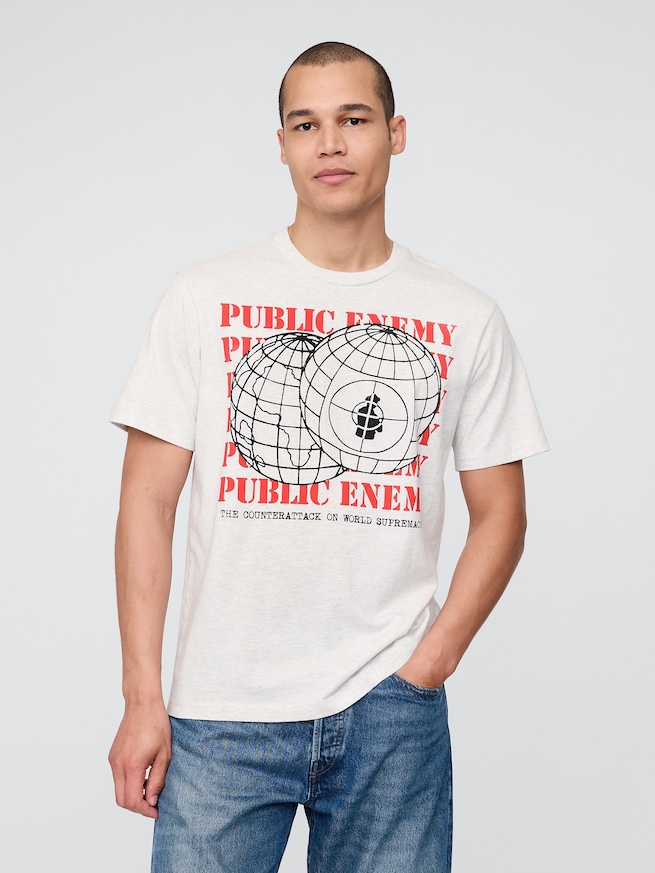 パブリック・エネミー グラフィックTシャツ-0