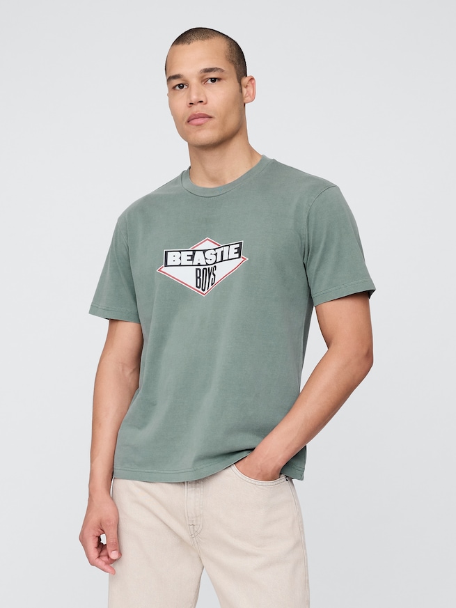 ビースティ・ボーイズ グラフィックTシャツ-0