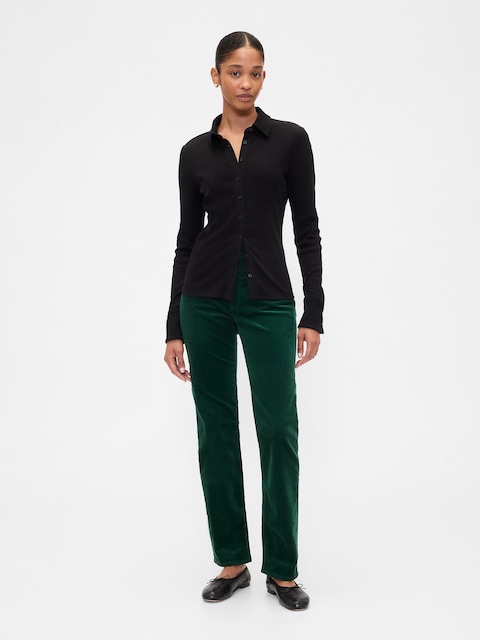 High Rise '90s Original Straight Corduroy Pants