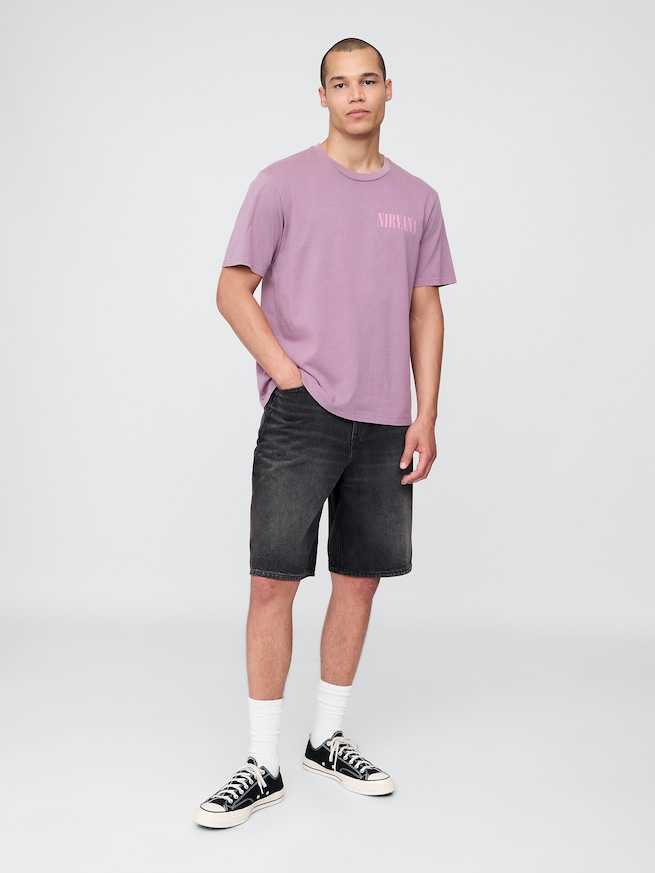 ニルヴァーナ グラフィックTシャツ-1