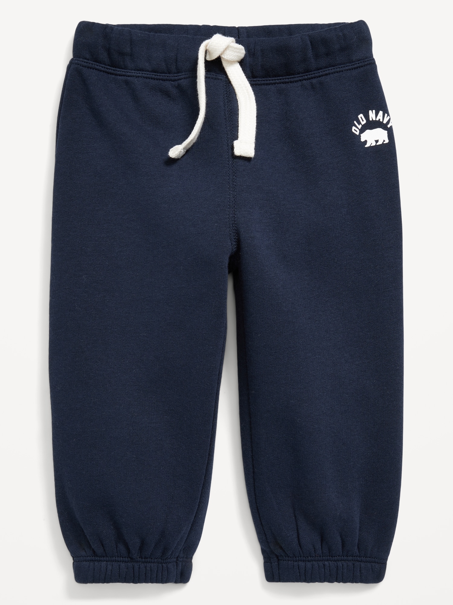 PANTALON EN COTON OUATÉ À LOGO IMPRIMÉ POUR BÉBÉ