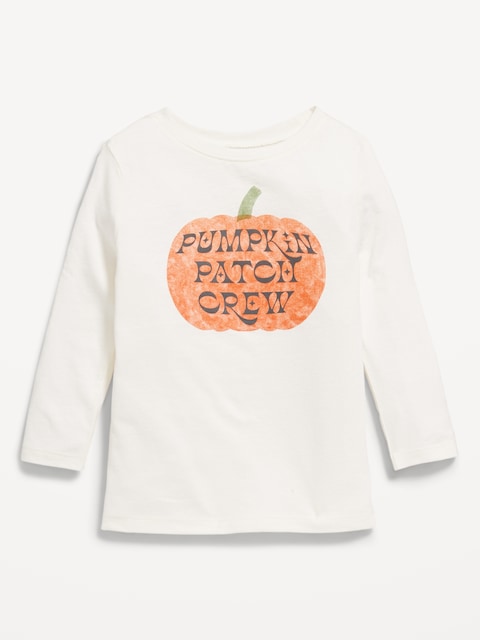 Long-Sleeve Unisex Graphic T-Shirt for Toddler