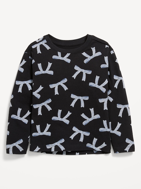 Printed Long-Sleeve T-Shirt for Toddler Girls