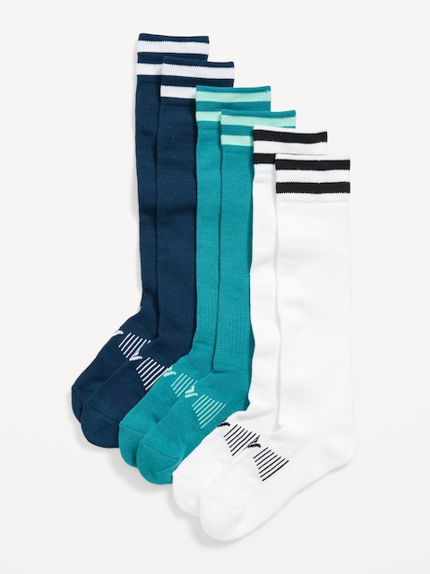 CHAUSSETTES AU GENOU HAUTE PERFORMANCE GO-DRY POUR GARÇON (PAQUET DE 3)