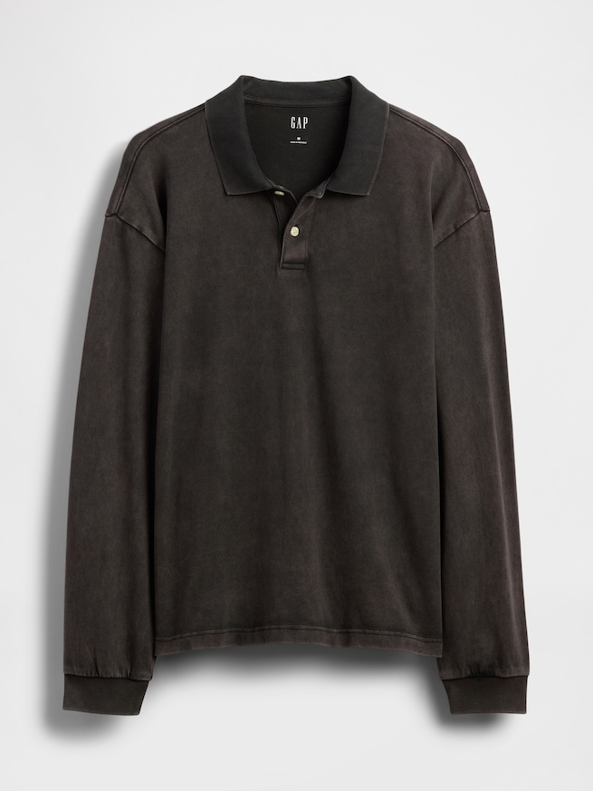 ヘビーウェイト ジャージー ポロシャツ-4