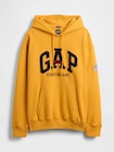 ヘビーウェイト タイムズスクエア GAPロゴパーカー-4