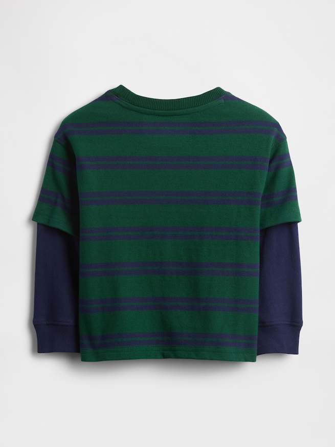 ヘビーウェイト 2in1 Tシャツ (幼児・ベビー)-1