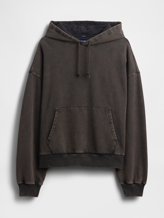 ヘビーウェイト クロップドパーカー-4