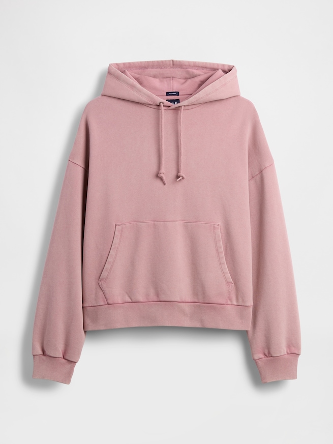 ヘビーウェイト クロップドパーカー-4