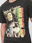 ボブ・マーリー グラフィックTシャツ-3