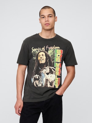 ボブ・マーリー リラックス グラフィックTシャツ