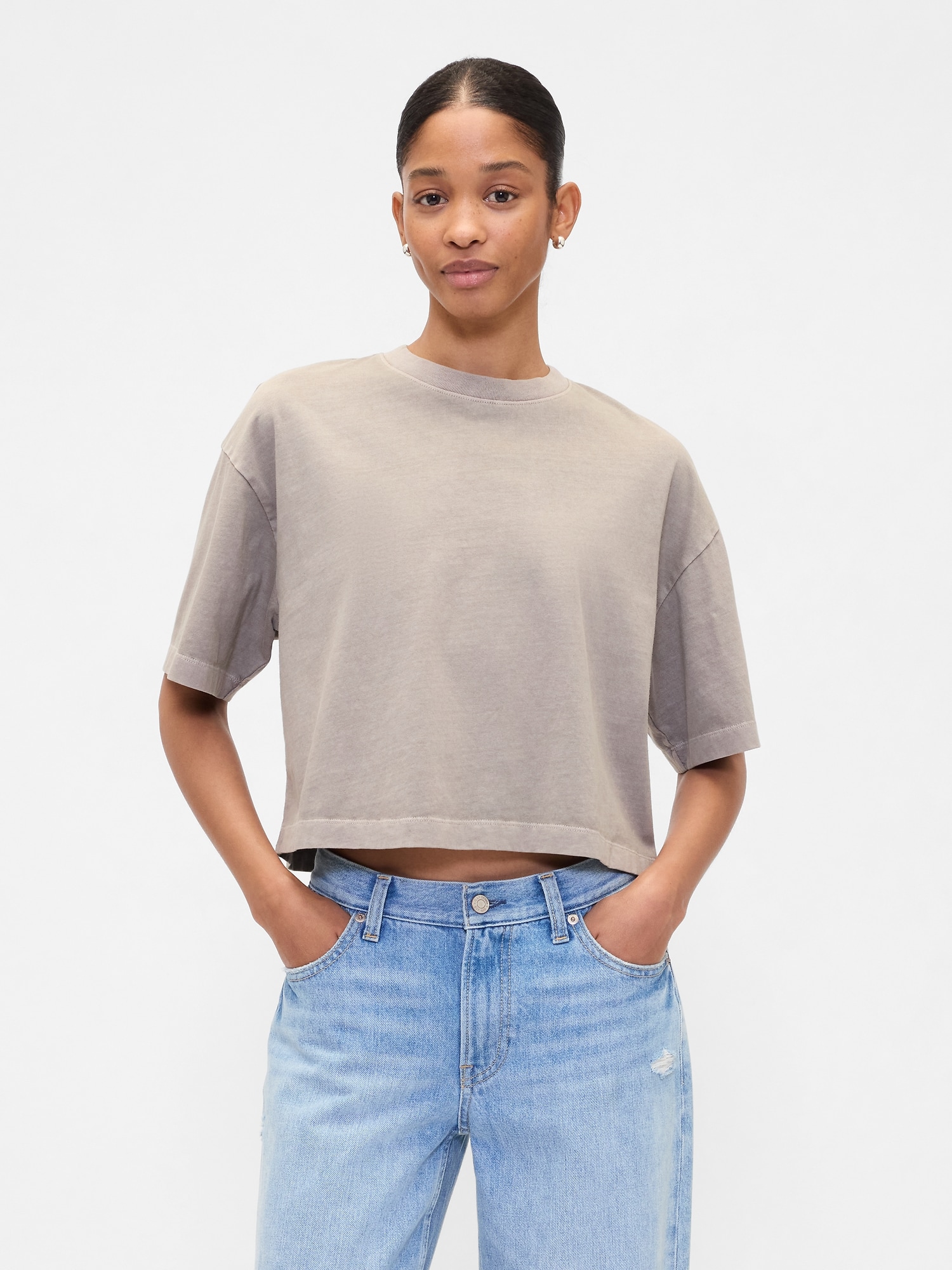 Boxy Crewneck T-Shirt