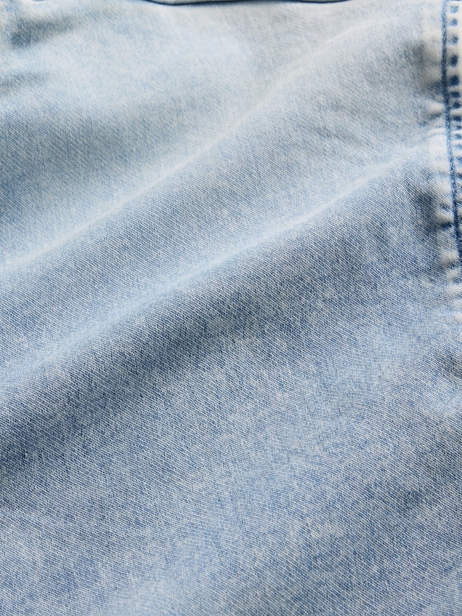 ニットデニム ジップアップパーカー (キッズ)-4