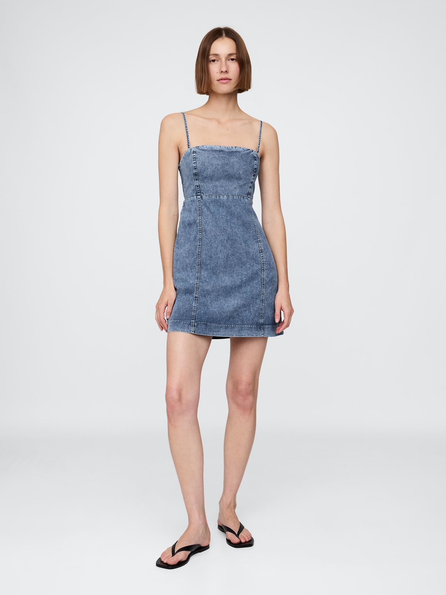 ROBE COURTE EN DENIM DOUCEUR SUPRÊME