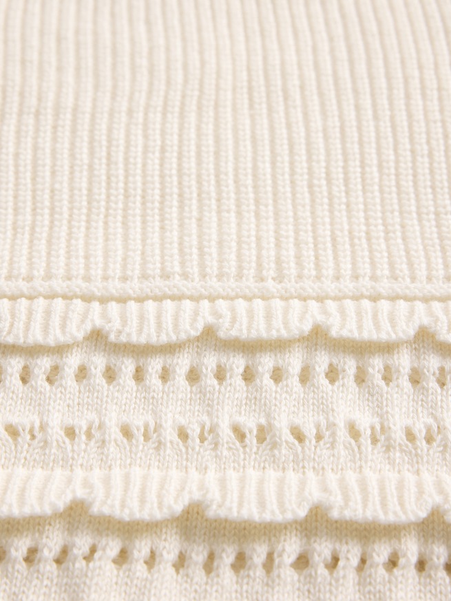 スカラップ ミックスステッチ セーター (キッズ)-4