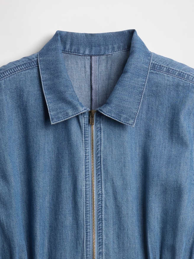 デニム ジョガー ジャンプスーツ (キッズ)-3