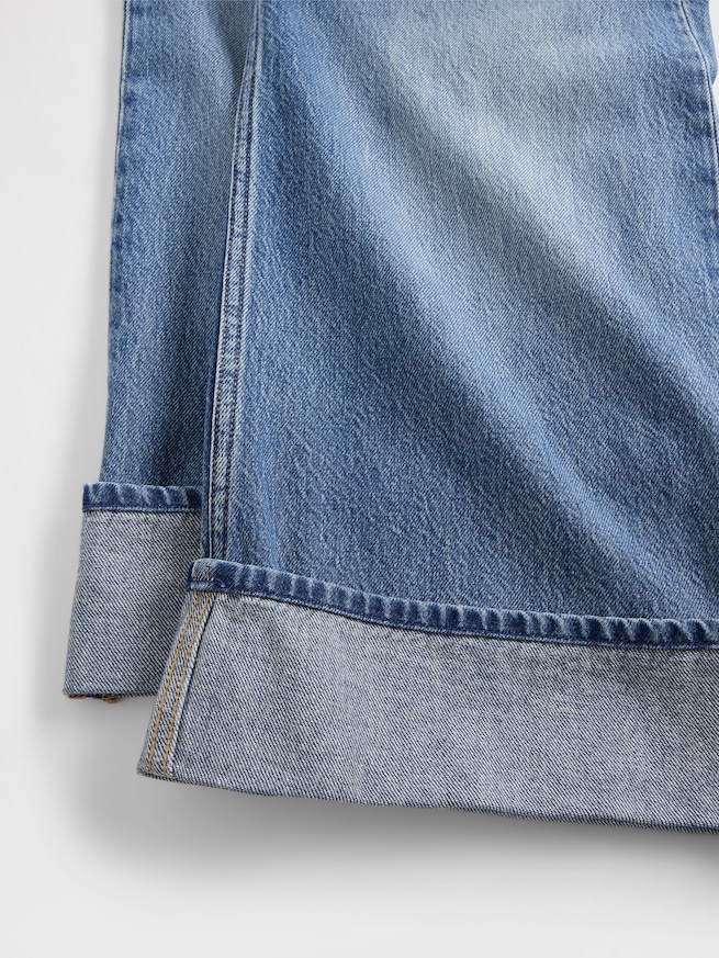 ローライズ イージー ワイド バギーデニム (キッズ)-4