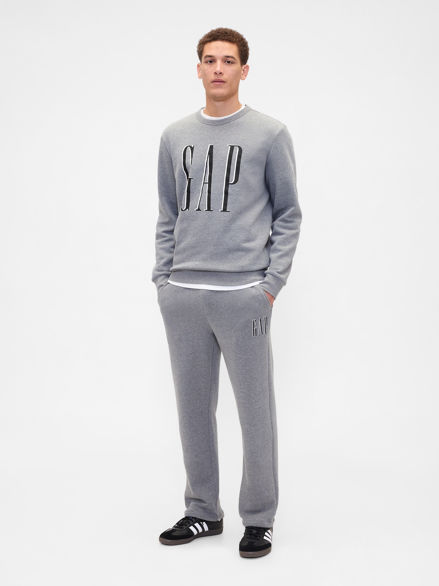 Gap Logo Straight-Leg Sweatpants