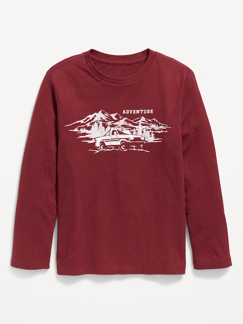 Long-Sleeve Graphic T-Shirt for Boys