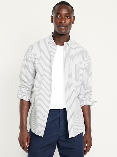 CHEMISE PASSE-PARTOUT À COUPE ÉTROITE À MOTIF