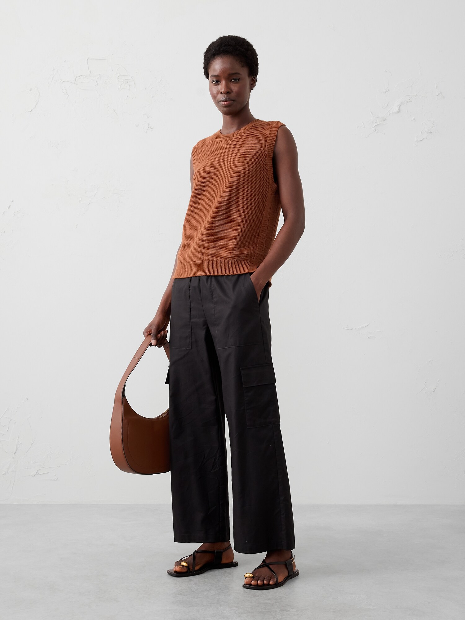 Textured Sweater Tank