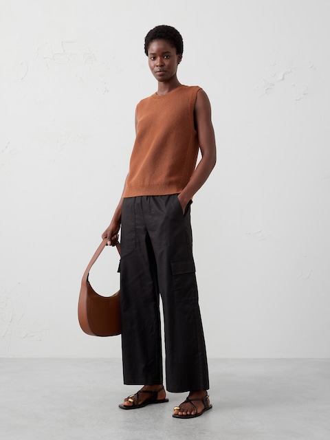 CAMISOLE EN TRICOT CÔTELÉ TEXTURÉ