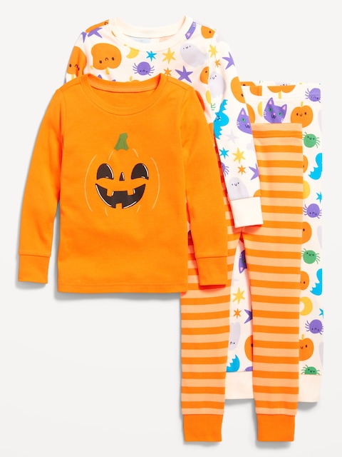 PYJAMA 4 PIÈCES AJUSTÉ À IMPRIMÉ POUR TOUT-PETIT ET BÉBÉ