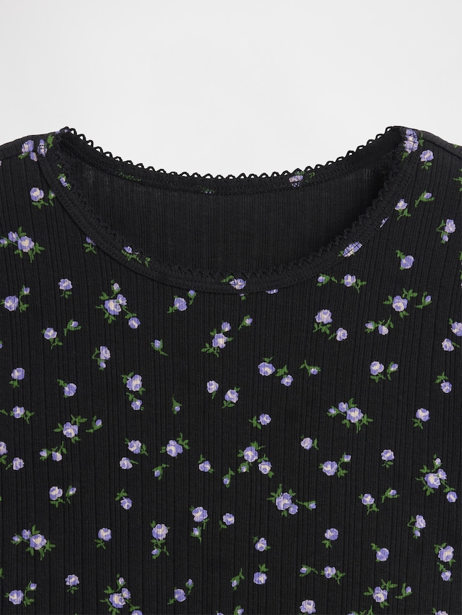 リブTシャツ (キッズ)-4