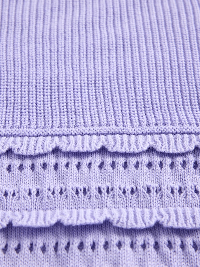 スカラップ ミックスステッチ セーター (キッズ)-4