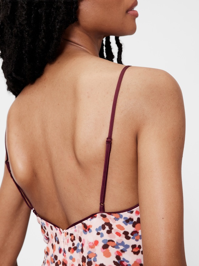 GapStudio クレープ スリップ ミニドレス-4